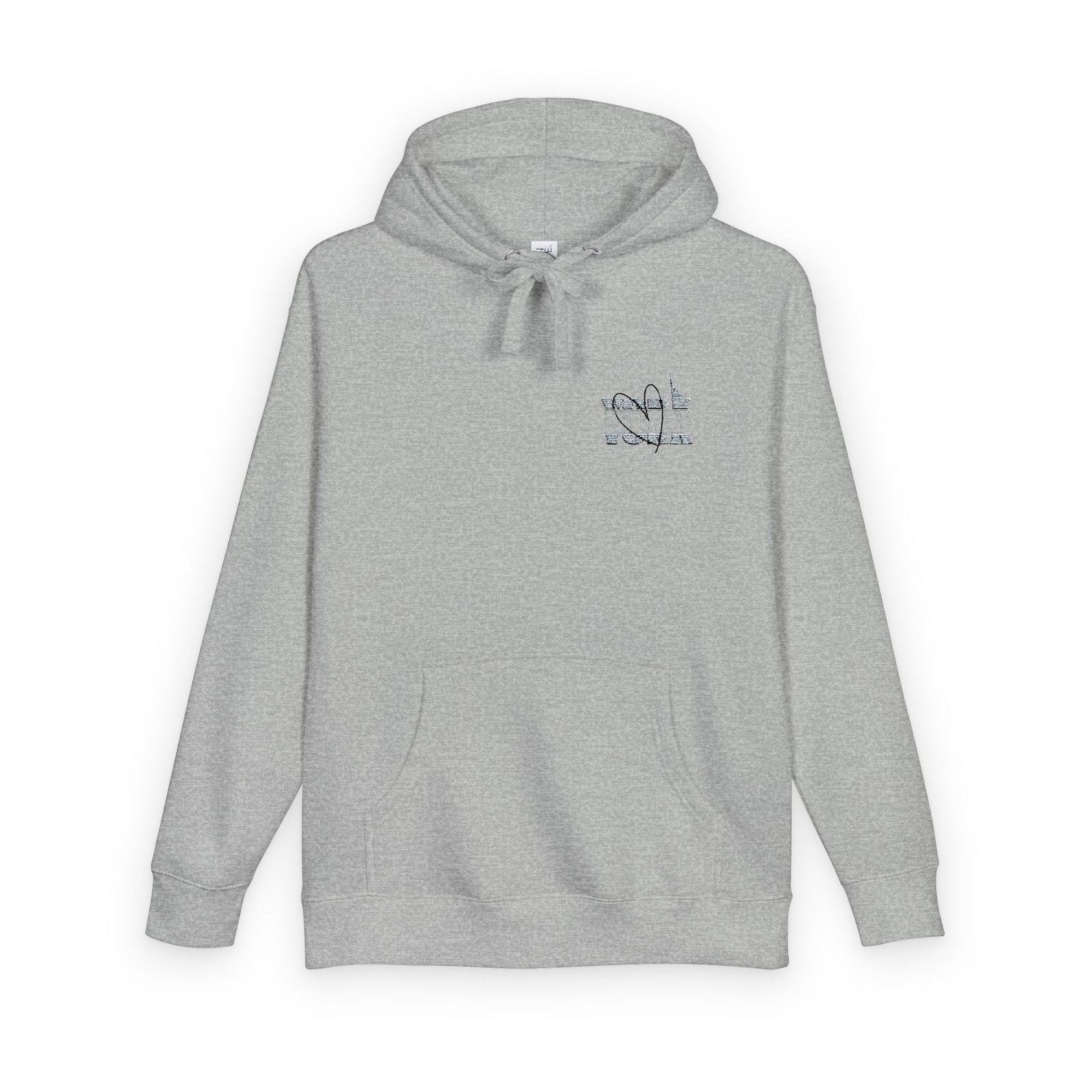 Cotton Heritage - Minimalist Hoodie — Small Chest Calligraphy Design - Image 16