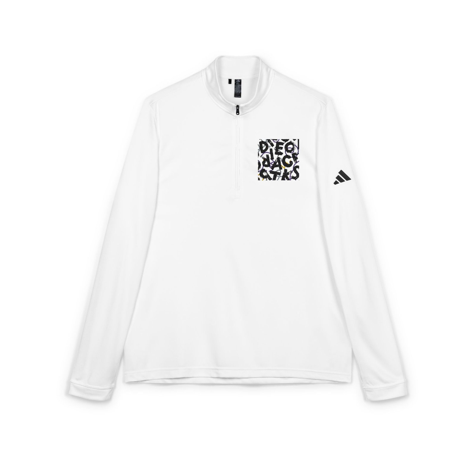 Adidas - Quarter-Zip Pullover - Embroidered Leopard Patch - Image 10