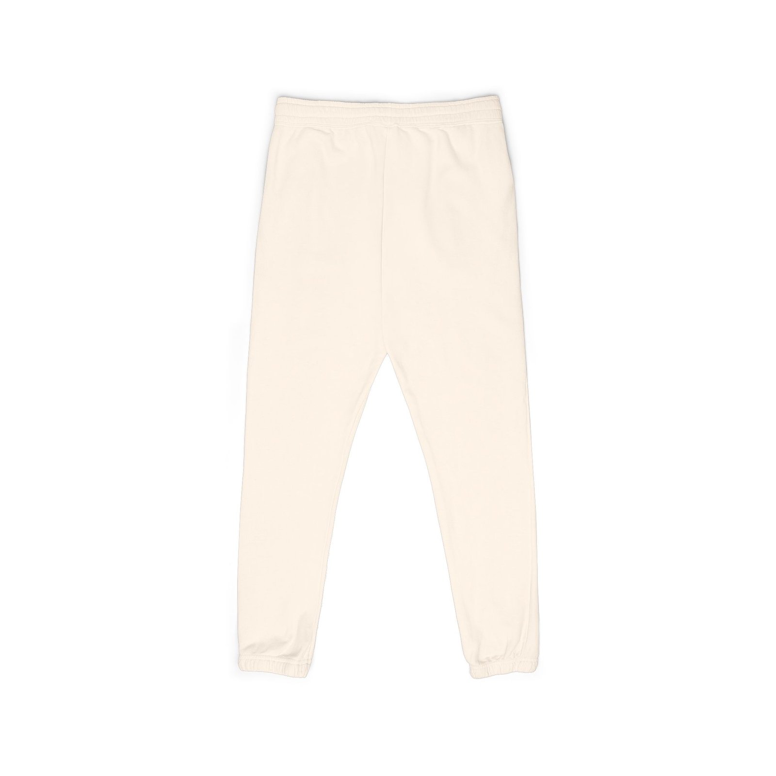 Comfort Colors - Cream Fleece Sweatpants with Small Japanese Kanji & Flag Embroidery - Image 8