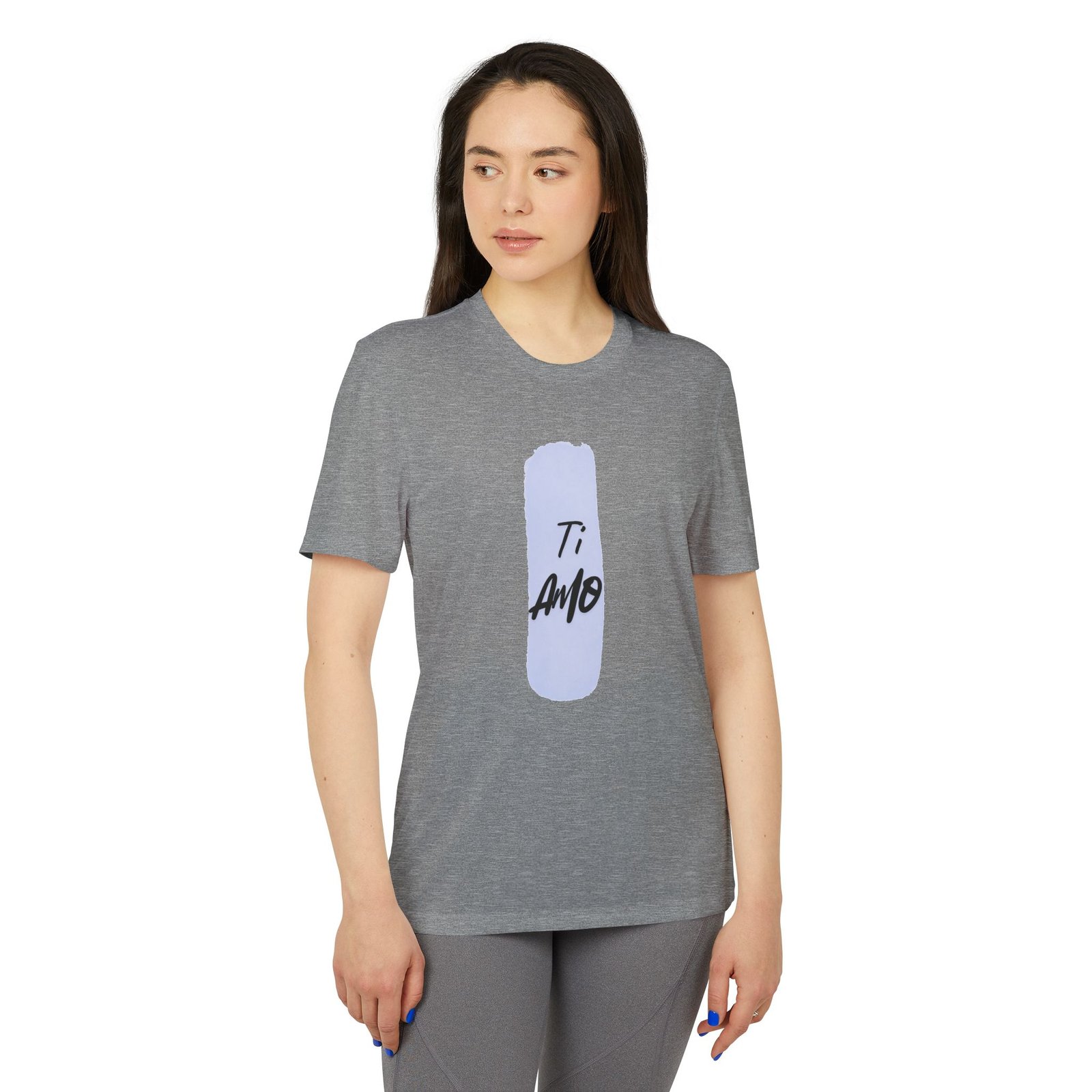 Adidas - Ti Amo Graphic T-Shirt — Minimalist Brushstroke Love Tee - Image 11
