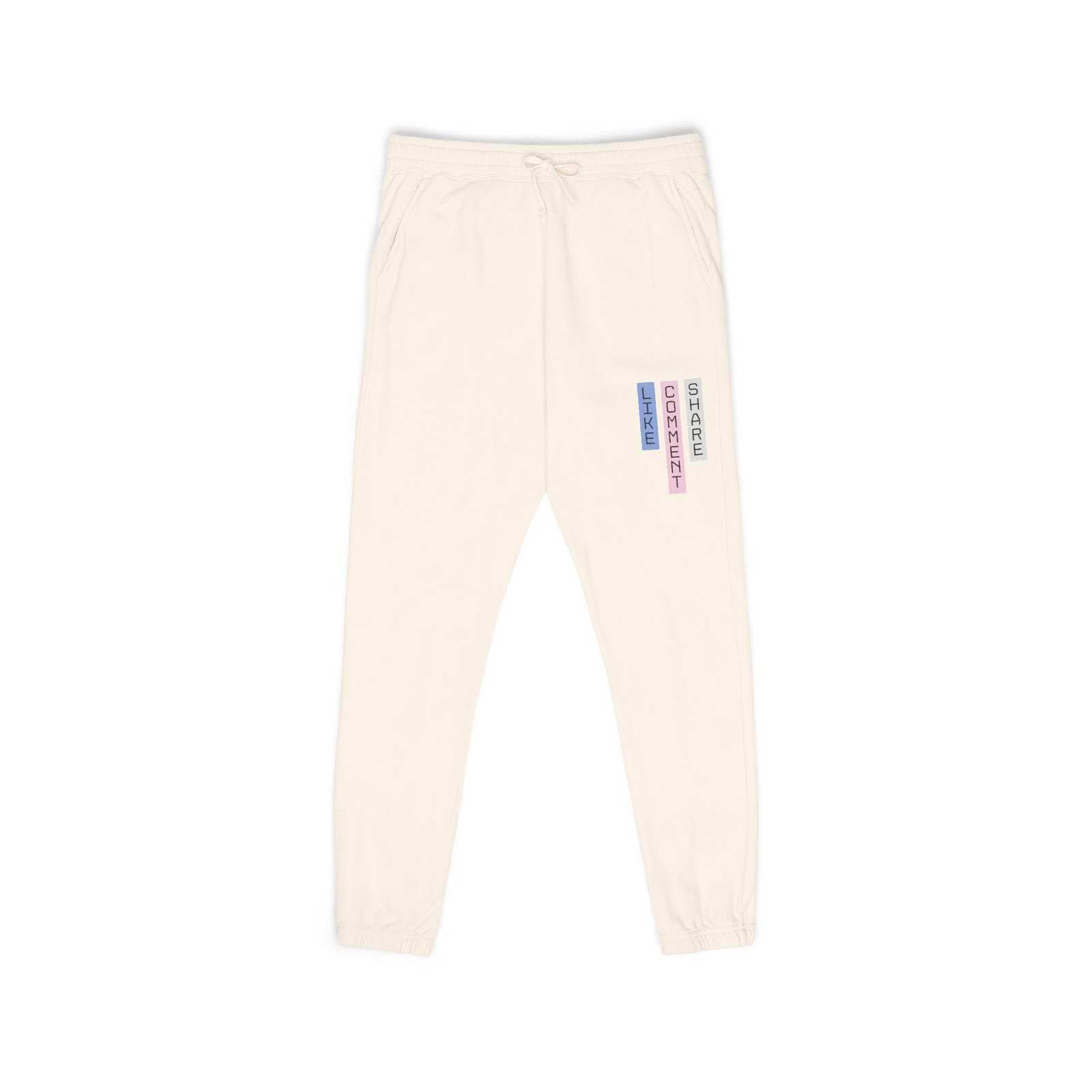 Comfort Colors - Cream Fleece Sweatpants— Cozy Casual Loungewear - Image 6