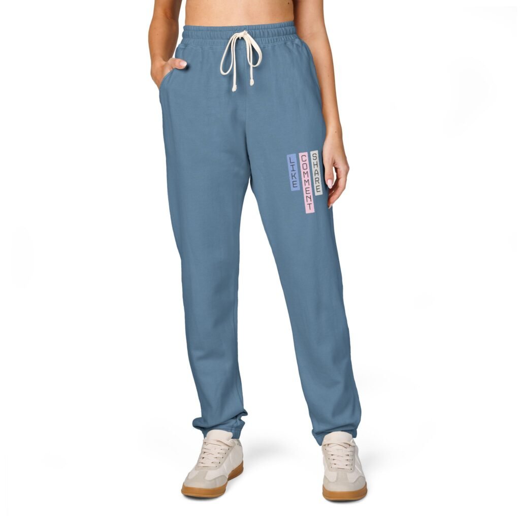 Comfort Colors - Cream Fleece Sweatpants— Cozy Casual Loungewear