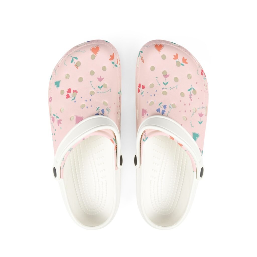 Floral Pink EVA Garden Clogs