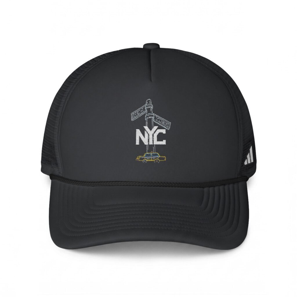 Adidas — NYC Trucker Embroidered Hat