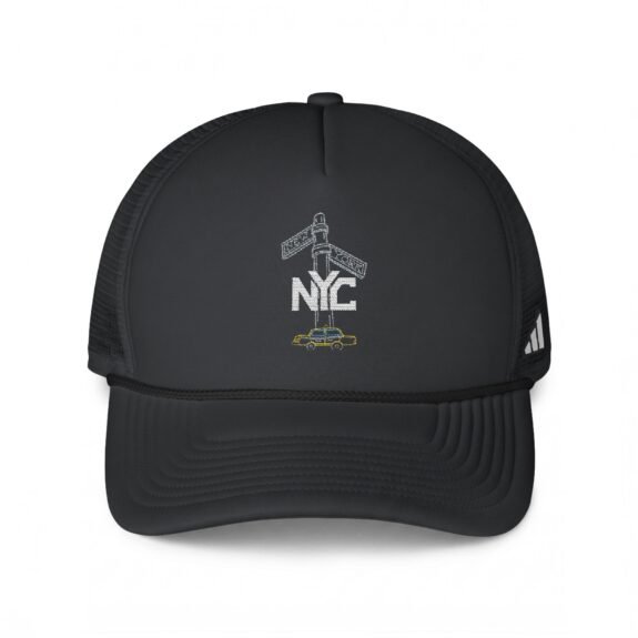 Adidas — NYC Trucker Embroidered Hat