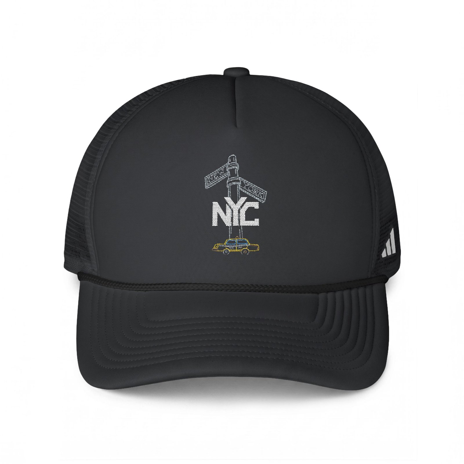 Adidas — NYC Trucker Embroidered Hat