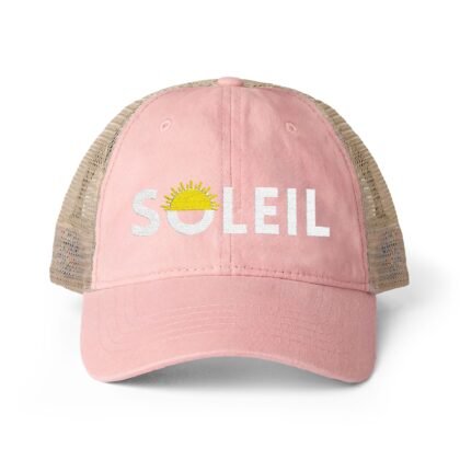 Infinity Her TESS — Women's Pink Washed Mesh-Back Cap