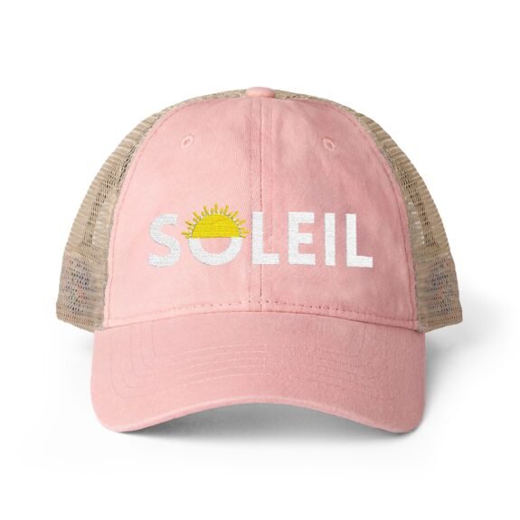 Infinity Her TESS — Women's Pink Washed Mesh-Back Cap
