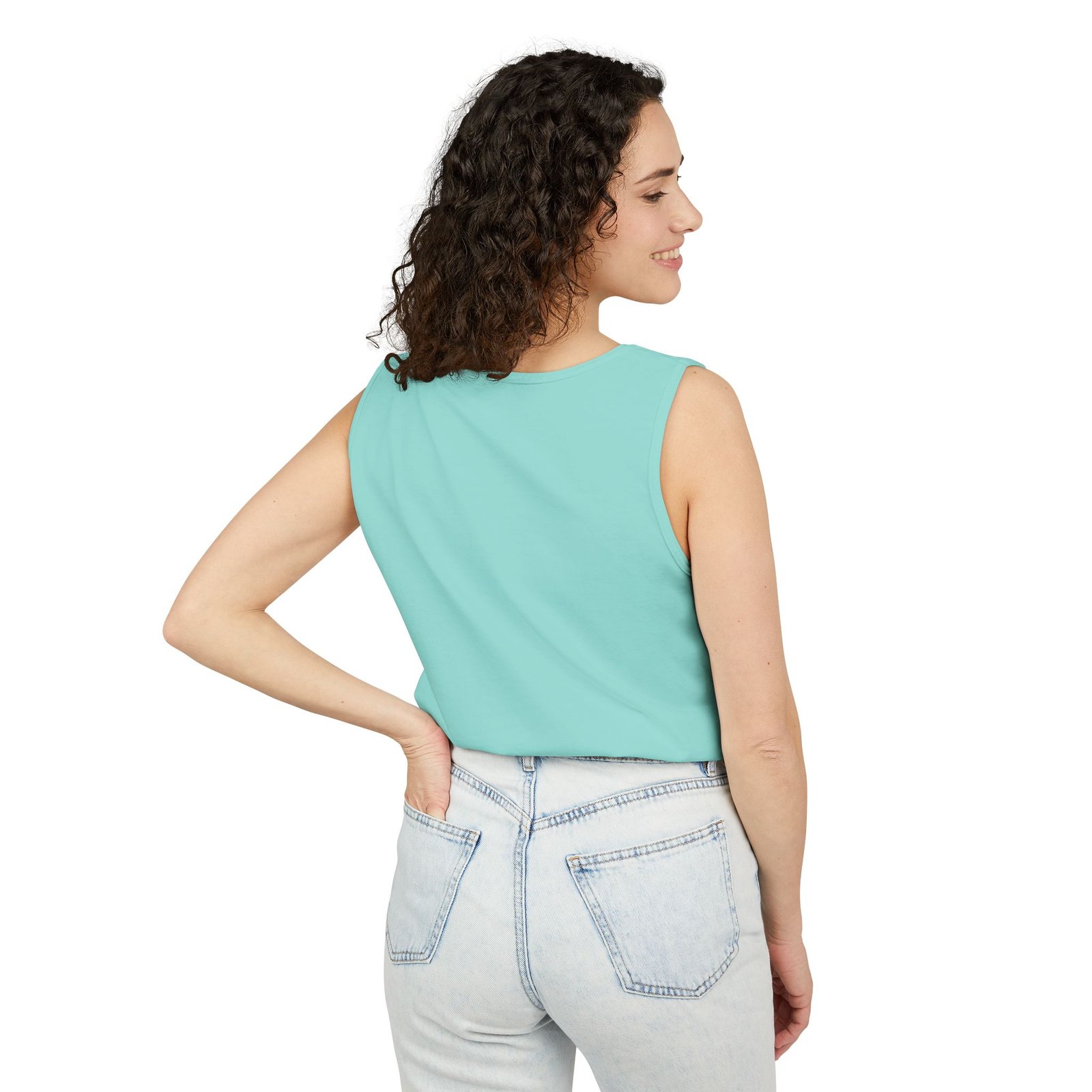 Comfort Colors —Women’s Beach Tank Top — Scooter Sunset Graphic - Image 20