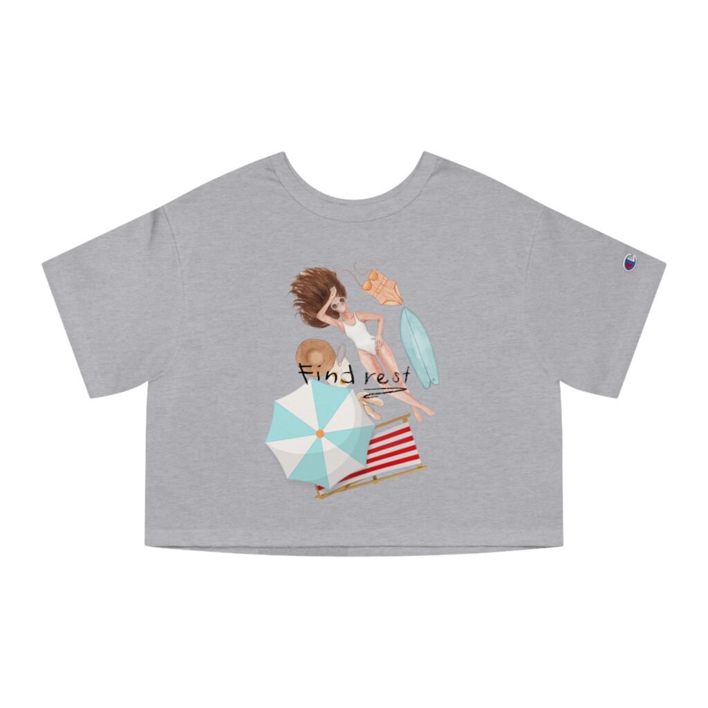 Champion — Beach Vibes Cropped T-Shirt