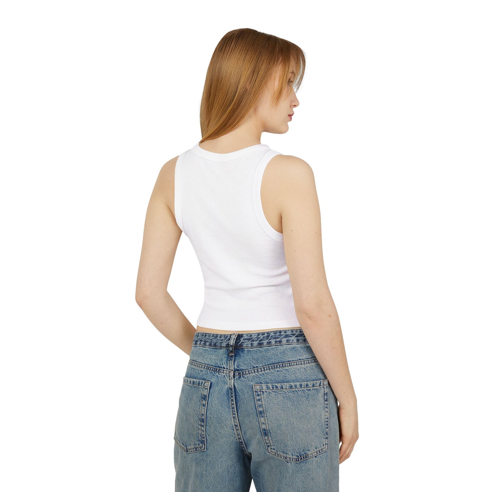 Bella+Canvas — Racer Tank Top — Beach Scene Graphic - Image 5