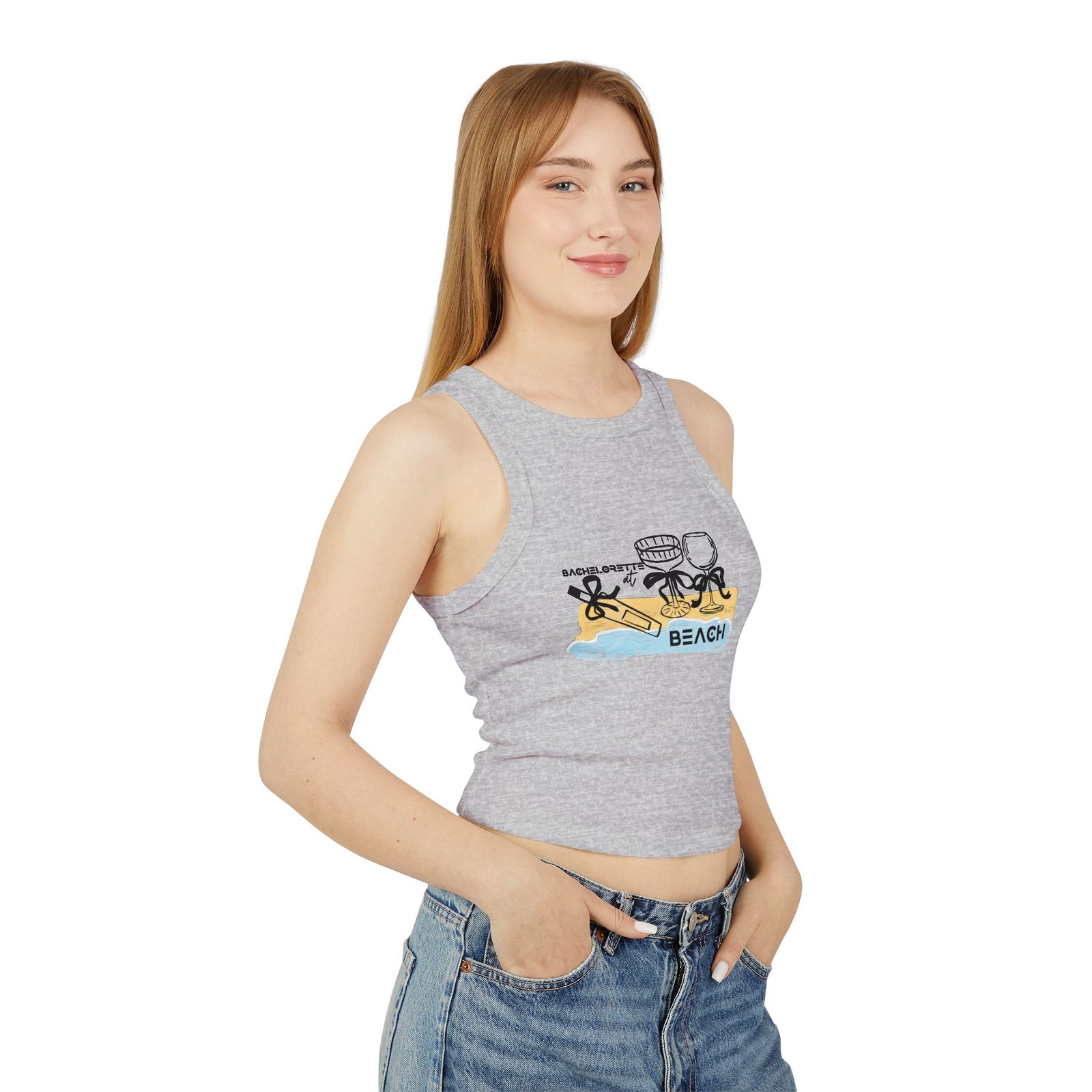 Bella+Canvas — Beach Vibes Racer Tank - Image 3