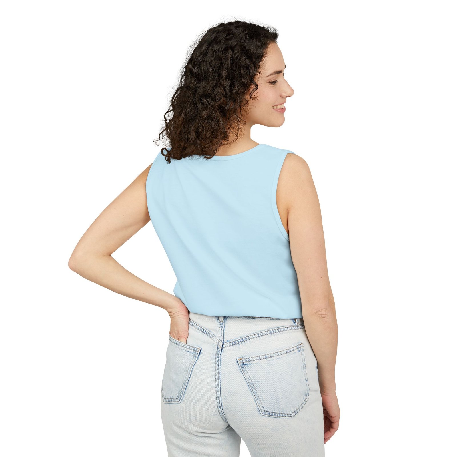 Comfort Colors —Women’s Beach Tank Top — Scooter Sunset Graphic - Image 24