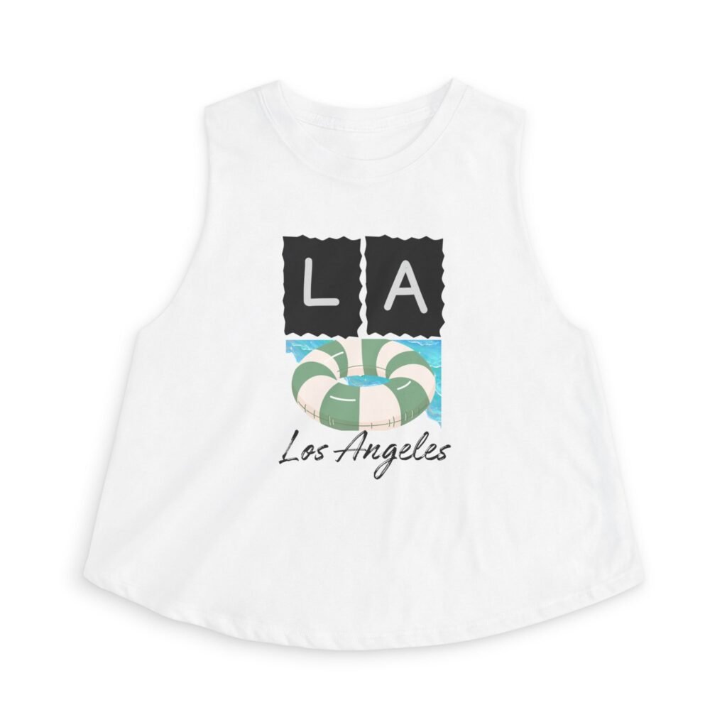 Bella+Canvas — LA Retro Wave Women's Crop Top