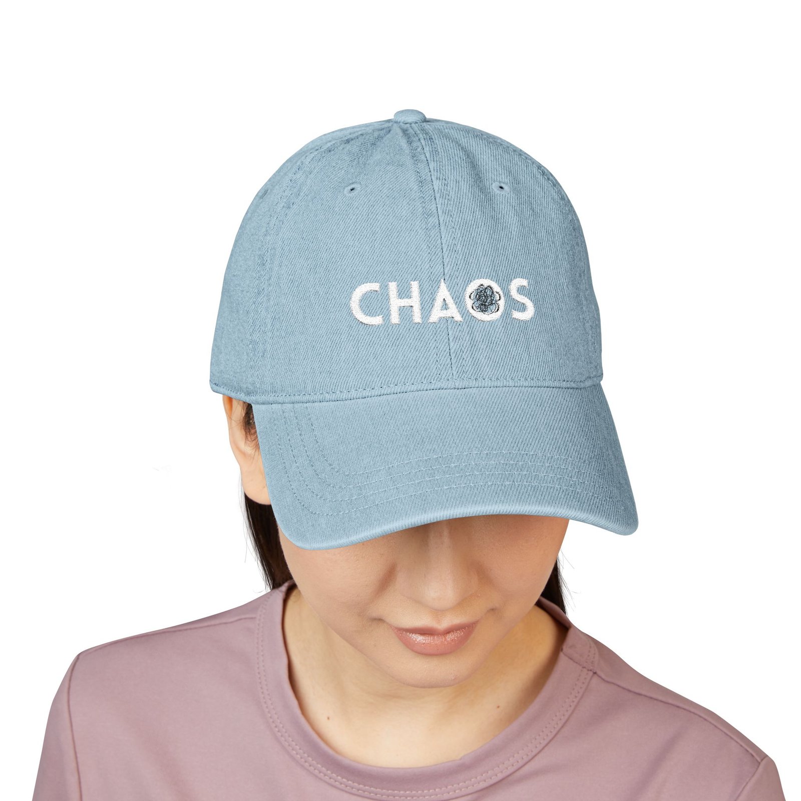 OTTO Cap — Dark Denim Embroidered Hat - Image 10