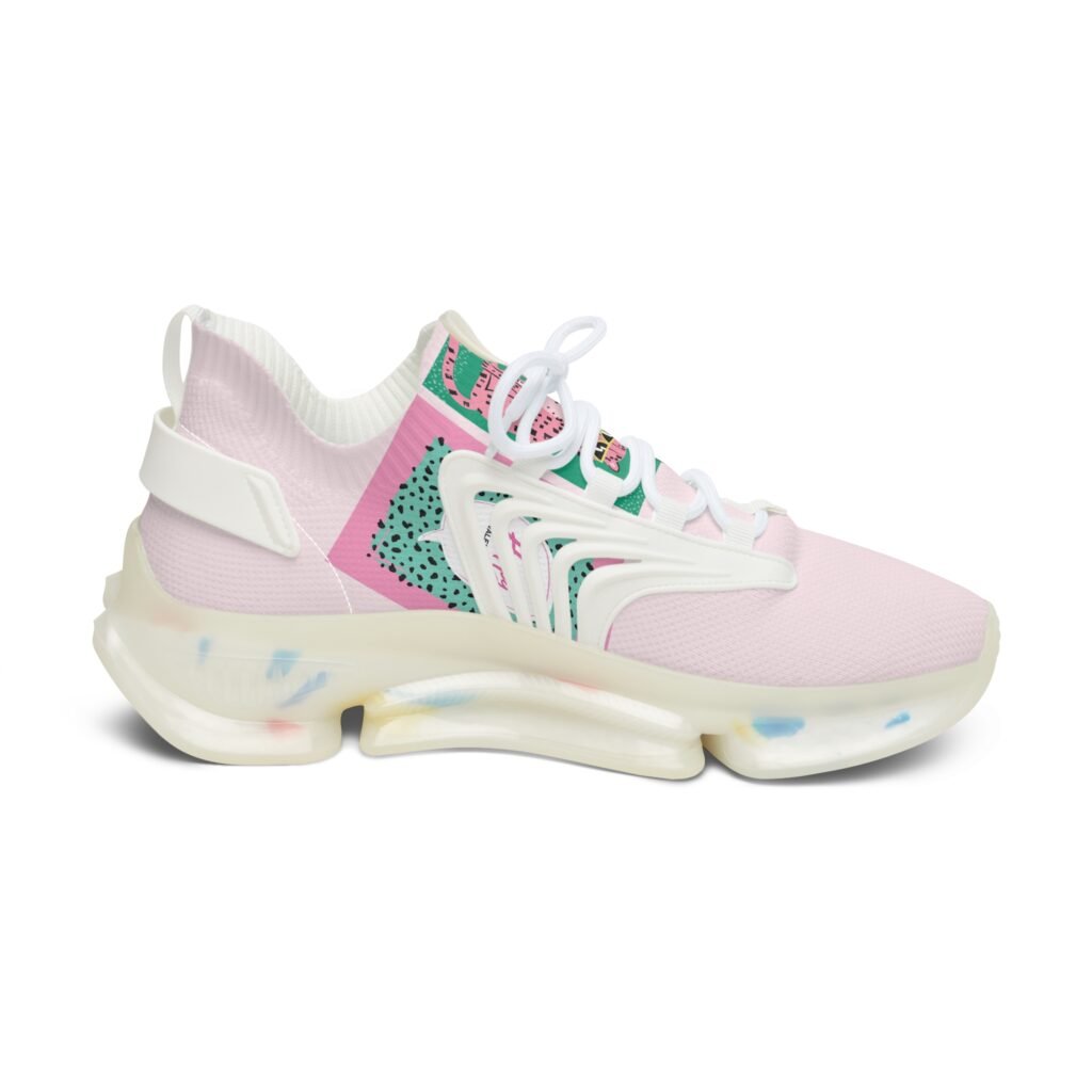 Pastel Mesh Sneakers — Women's Lightweight Athletic Shoes