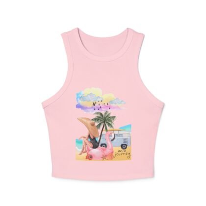Bella+Canvas — Racer Tank Top - Beach Road Trip Graphic