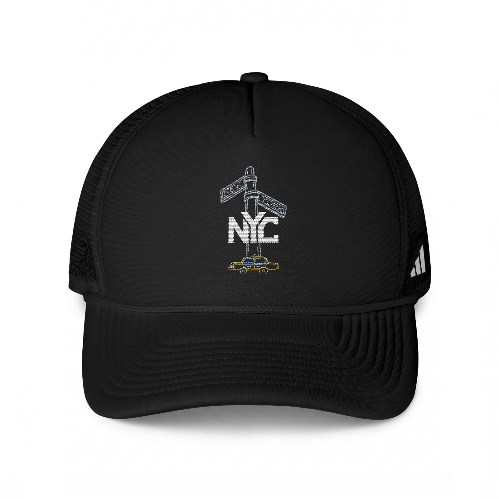 Adidas — NYC Trucker Embroidered Hat - Image 2