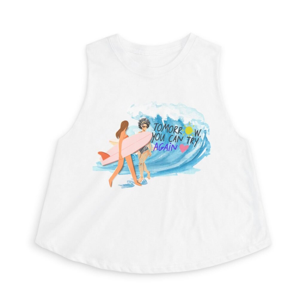 Bella+Canvas — Surf Sisters Crop Top
