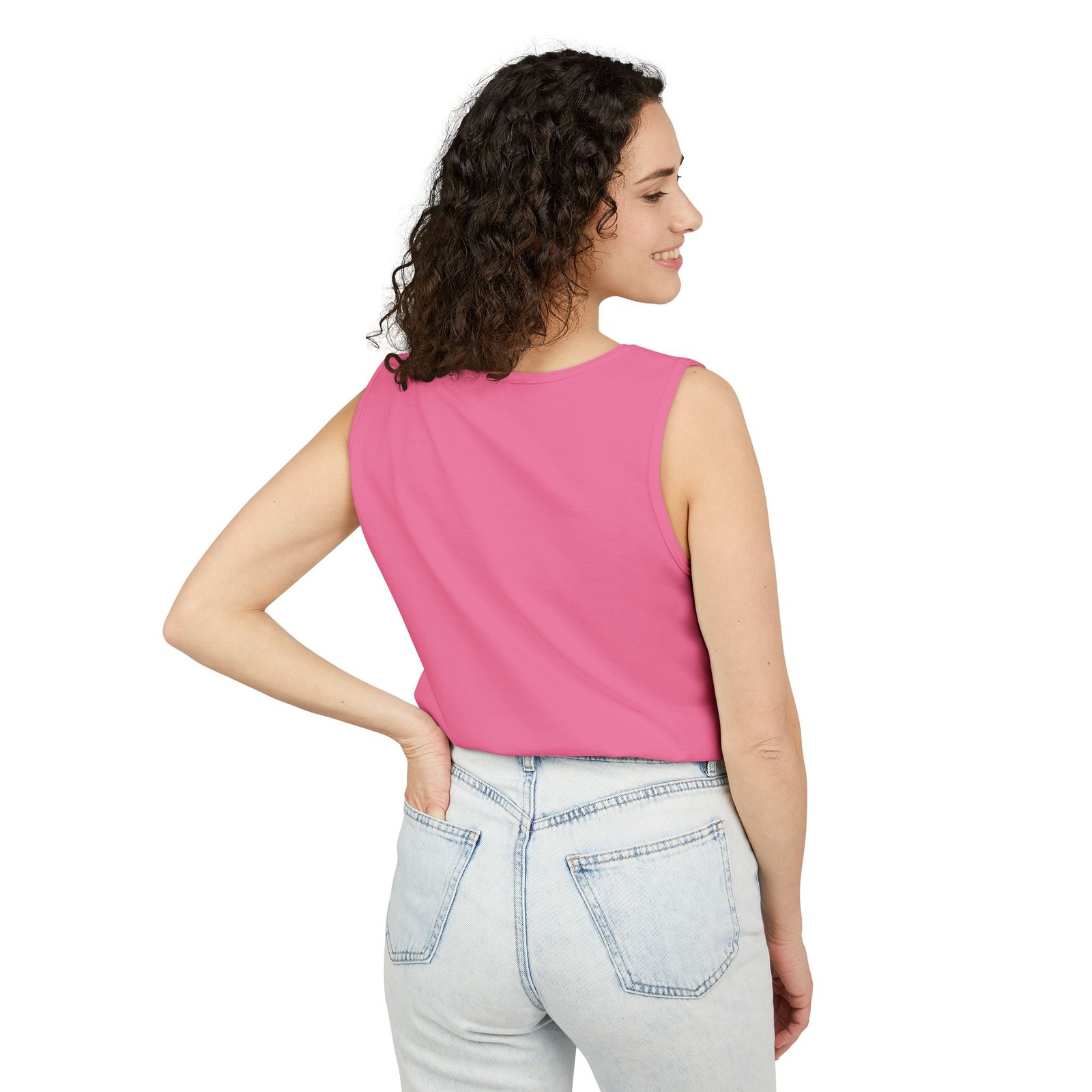 Comfort Colors —Women’s Beach Tank Top — Scooter Sunset Graphic - Image 44