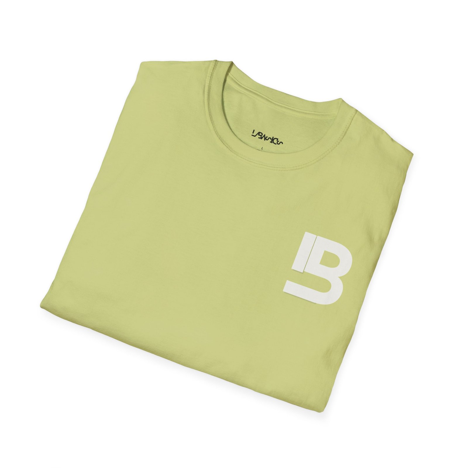 Lily Basics Pistachio Soft-style Tee| Minimal 'LB' Logo T-Shirt - Image 5