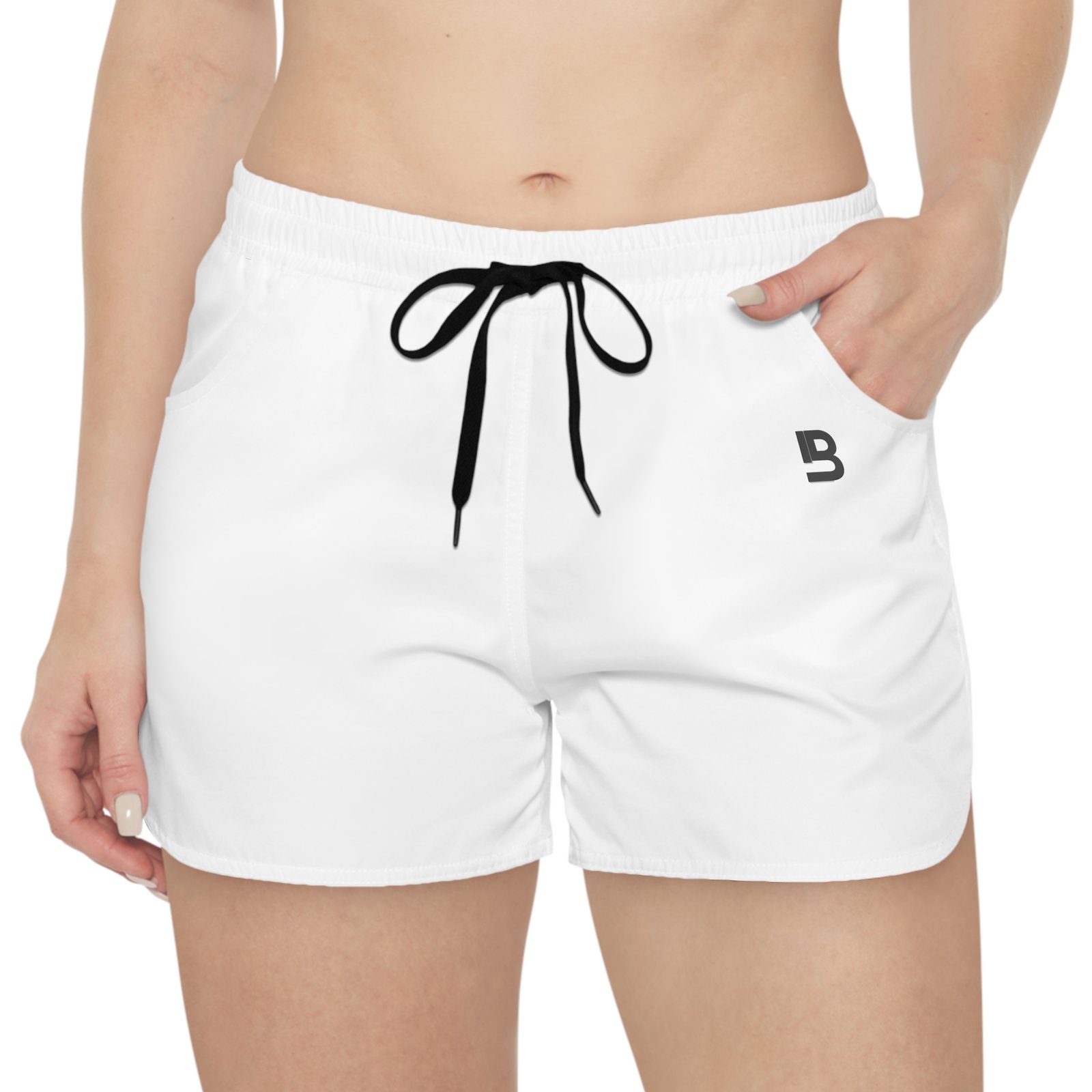 Lily Basics Women's Casual Lounge Shorts - White - Image 4