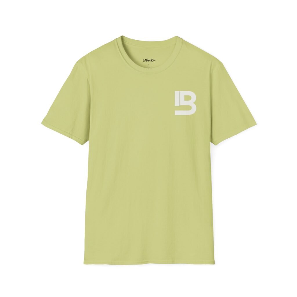 Lily Basics Pistachio Soft-style Tee| Minimal 'LB' Logo T-Shirt