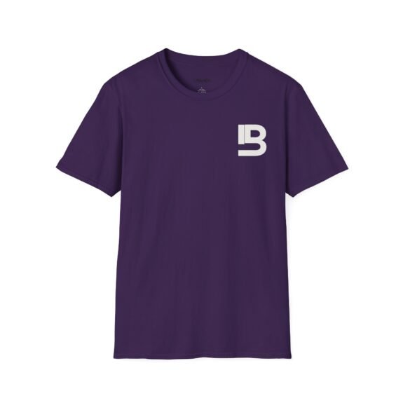 Lily Basics Purple Soft-style Tee | Minimal 'LB' Logo T-shirt