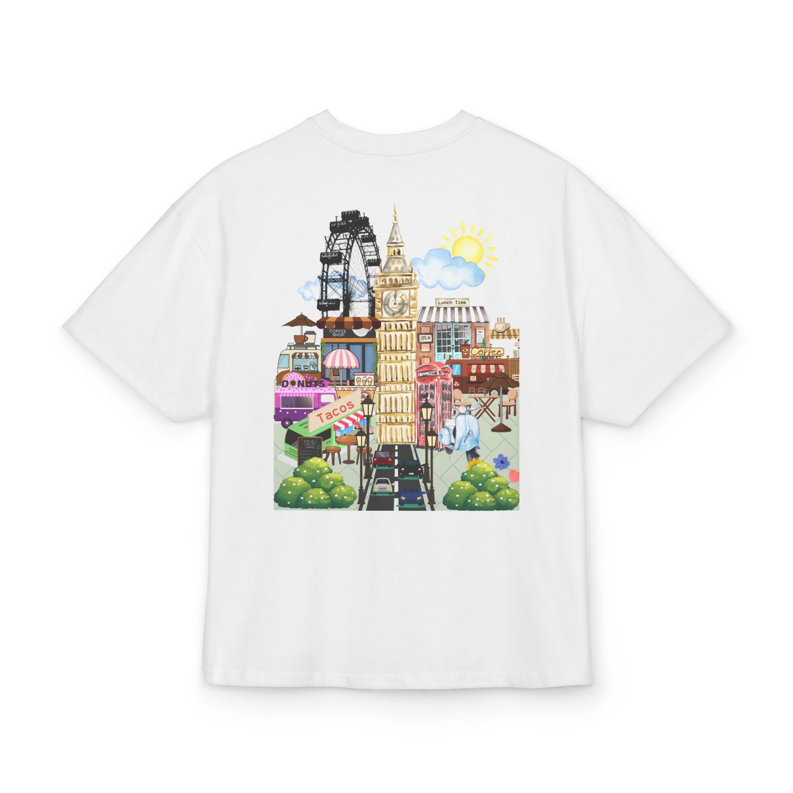 LB Oversized Boxy Tee - London - Image 3