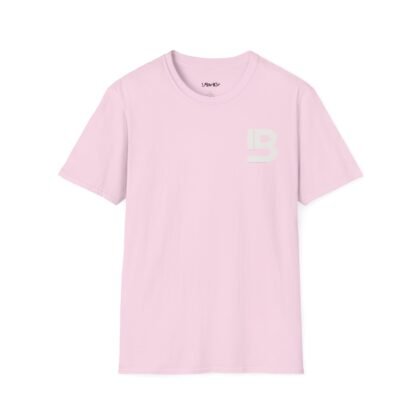 Lily Basics Pastel Pink Soft-style Tee| Minimal 'LB' Logo T-Shirt