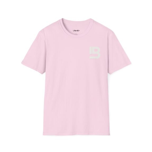 Lily Basics Pastel Pink Soft-style Tee| Minimal 'LB' Logo T-Shirt