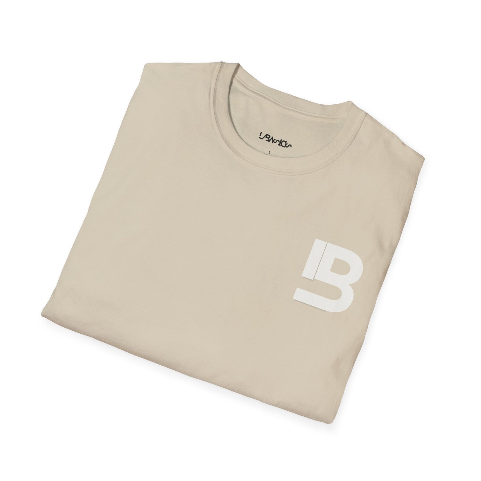 Lily Basics Neutral Soft-style Tee| Minimal 'LB' Logo T-Shirt - Image 5