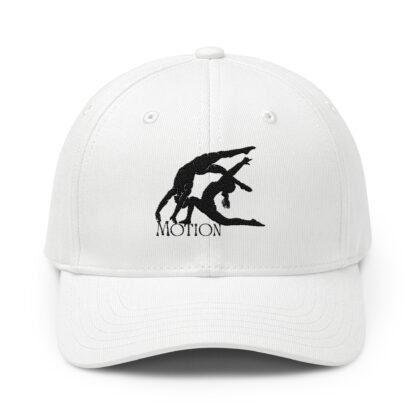 Adidas Custom Fundamental Alliance Cap— Motion Gymnastics Silhouette Embroidered — White