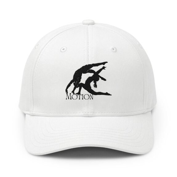 Adidas Custom Fundamental Alliance Cap— Motion Gymnastics Silhouette Embroidered — White