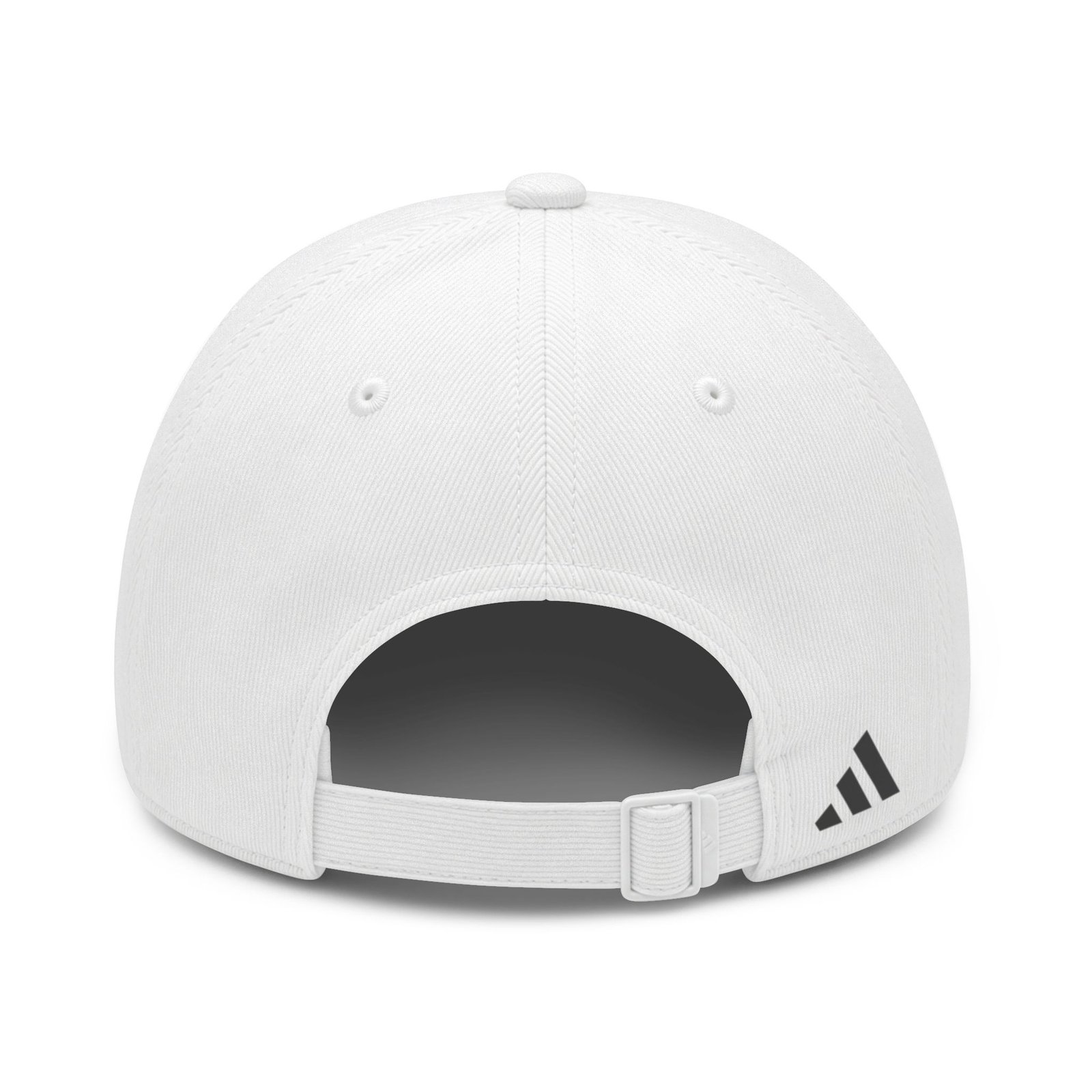 Adidas Custom Fundamental Alliance Cap— Motion Gymnastics Silhouette Embroidered — White - Image 2
