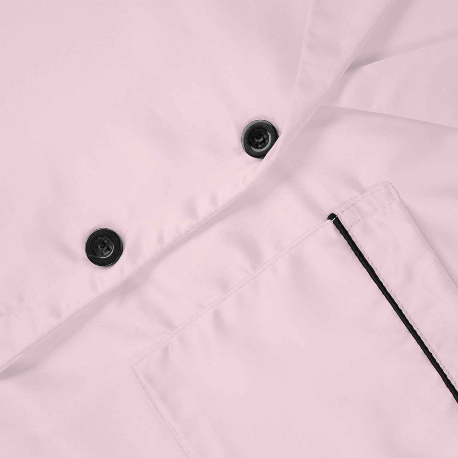 Pink Satin Pajama Set - 'XOXO' Bottle & Makeup Print Women’s Sleepwear - Image 7