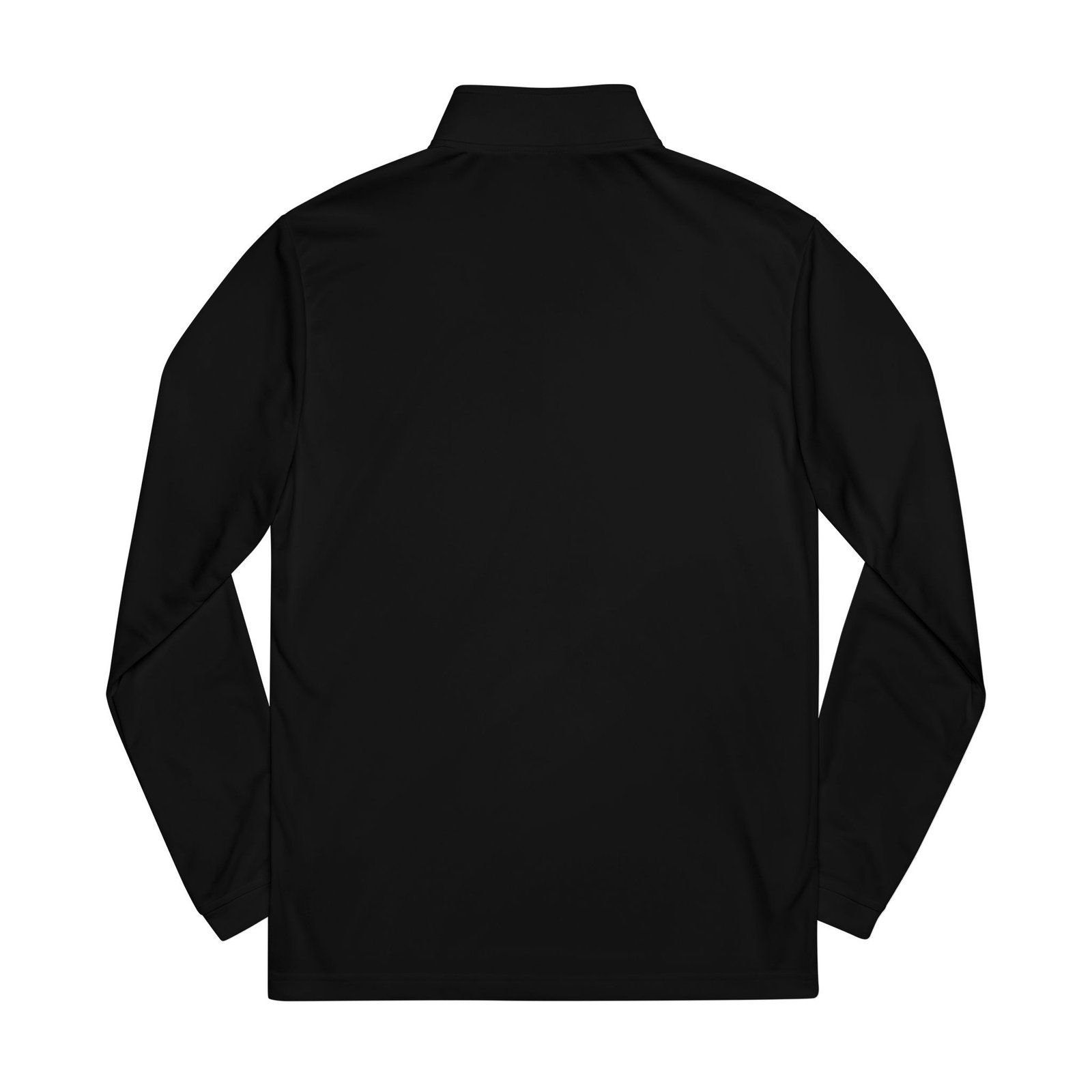 Adidas Custom Embroidered Quarter-Zip Pullover — Minimal Athletic Half-Zip Black - Image 3